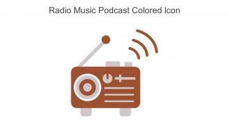 Radio Music Podcast Colored Icon In Powerpoint Pptx Png And Editable Eps Format