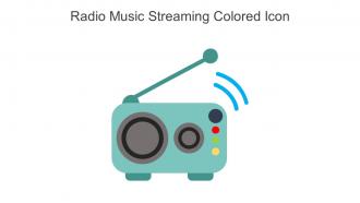 Radio Music Streaming Colored Icon In Powerpoint Pptx Png And Editable Eps Format