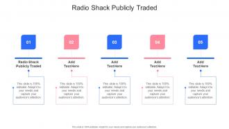 Radio Shack Publicly Traded In Powerpoint And Google Slides Cpb