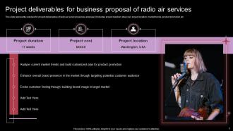 Radio Station Service Proposal Powerpoint Presentation Slides