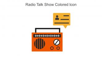Radio Talk Show Colored Icon In Powerpoint Pptx Png And Editable Eps Format