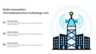 Radio Transmitter Telecommunication Technology Icon