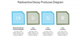Radioactive decay produces diagram ppt powerpoint presentation file grid cpb
