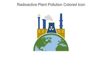 Radioactive Plant Pollution Colored Icon In Powerpoint Pptx Png And Editable Eps Format