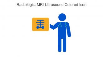 Radiologist MRI Ultrasound Colored Icon In Powerpoint Pptx Png And Editable Eps Format