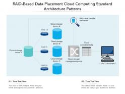 Raid based data placement cloud computing standard architecture patterns ppt powerpoint slide