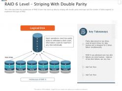 Raid storage it raid 6 level striping with double parity ppt powerpoint file graphics