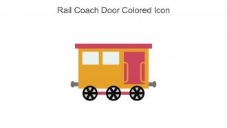 Rail Coach Door Colored Icon In Powerpoint Pptx Png And Editable Eps Format