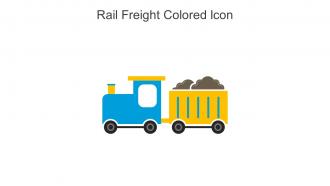 Rail Freight Colored Icon In Powerpoint Pptx Png And Editable Eps Format