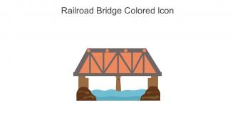 Railroad Bridge Colored Icon In Powerpoint Pptx Png And Editable Eps Format