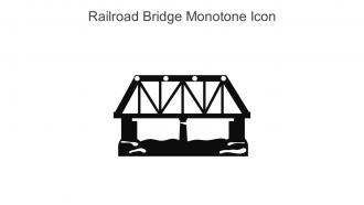 Railroad Bridge Monotone Icon In Powerpoint Pptx Png And Editable Eps Format