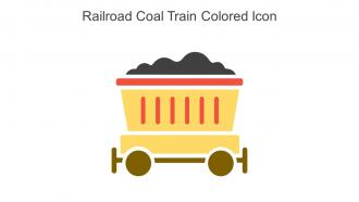 Railroad Coal Train Colored Icon In Powerpoint Pptx Png And Editable Eps Format