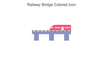 Railway Bridge Colored Icon In Powerpoint Pptx Png And Editable Eps Format
