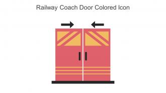 Railway Coach Door Colored Icon In Powerpoint Pptx Png And Editable Eps Format