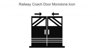 Railway Coach Door Monotone Icon In Powerpoint Pptx Png And Editable Eps Format