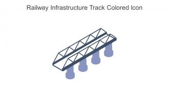 Railway Infrastructure Track Colored Icon In Powerpoint Pptx Png And Editable Eps Format