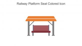 Railway Platform Seat Colored Icon In Powerpoint Pptx Png And Editable Eps Format