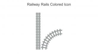 Railway Rails Colored Icon In Powerpoint Pptx Png And Editable Eps Format
