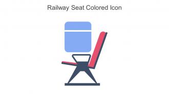 Railway Seat Colored Icon In Powerpoint Pptx Png And Editable Eps Format