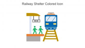 Railway Shelter Colored Icon In Powerpoint Pptx Png And Editable Eps Format