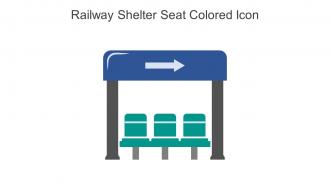 Railway Shelter Seat Colored Icon In Powerpoint Pptx Png And Editable Eps Format