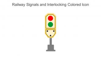 Railway Signals And Interlocking Colored Icon In Powerpoint Pptx Png And Editable Eps Format