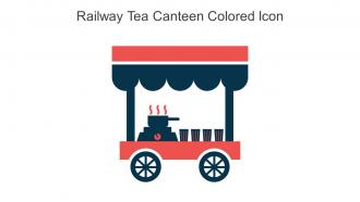 Railway Tea Canteen Colored Icon In Powerpoint Pptx Png And Editable Eps Format