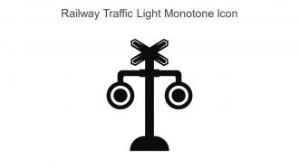 Railway Traffic Light Monotone Icon In Powerpoint Pptx Png And Editable Eps Format