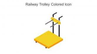 Railway Trolley Colored Icon In Powerpoint Pptx Png And Editable Eps Format