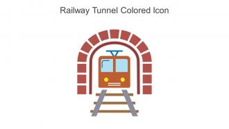 Railway Tunnel Colored Icon In Powerpoint Pptx Png And Editable Eps Format