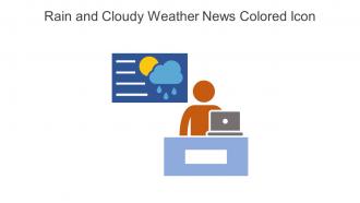 Rain And Cloudy Weather News Colored Icon In Powerpoint Pptx Png And Editable Eps Format