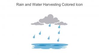 Rain And Water Harvesting Colored Icon In Powerpoint Pptx Png And Editable Eps Format