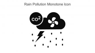 Rain Pollution Monotone Icon In Powerpoint Pptx Png And Editable Eps Format