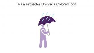 Rain Protector Umbrella Colored Icon In Powerpoint Pptx Png And Editable Eps Format