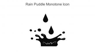 Rain Puddle Monotone Icon In Powerpoint Pptx Png And Editable Eps Format