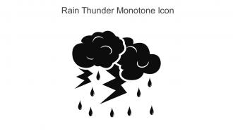 Rain Thunder Monotone Icon In Powerpoint Pptx Png And Editable Eps Format