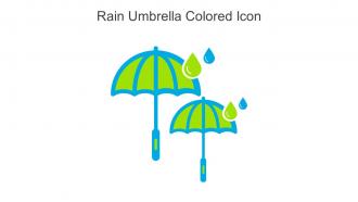 Rain Umbrella Colored Icon In Powerpoint Pptx Png And Editable Eps Format
