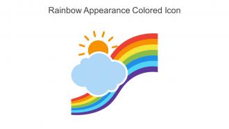 Rainbow Appearance Colored Icon In Powerpoint Pptx Png And Editable Eps Format