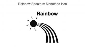 Rainbow Spectrum Monotone Icon In Powerpoint Pptx Png And Editable Eps Format