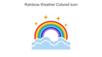 Rainbow Weather Colored Icon In Powerpoint Pptx Png And Editable Eps Format