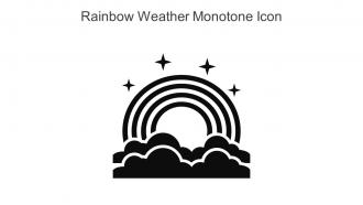 Rainbow Weather Monotone Icon In Powerpoint Pptx Png And Editable Eps Format