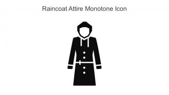 Raincoat Attire Monotone Icon In Powerpoint Pptx Png And Editable Eps Format