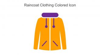 Raincoat Clothing Colored Icon In Powerpoint Pptx Png And Editable Eps Format