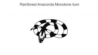 Rainforest Anaconda Monotone Icon In Powerpoint Pptx Png And Editable Eps Format