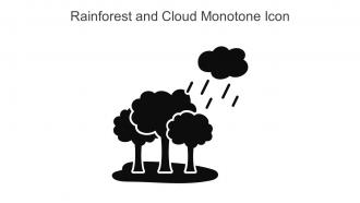 Rainforest And Cloud Monotone Icon In Powerpoint Pptx Png And Editable Eps Format