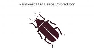 Rainforest Titan Beetle Colored Icon In Powerpoint Pptx Png And Editable Eps Format