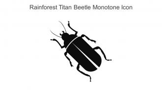 Rainforest Titan Beetle Monotone Icon In Powerpoint Pptx Png And Editable Eps Format