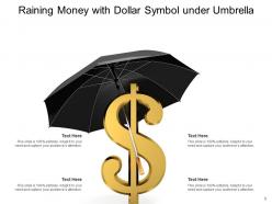 Raining Money Dollar Currency Business Successful Entrepreneur