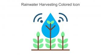 Rainwater Harvesting Colored Icon In Powerpoint Pptx Png And Editable Eps Format