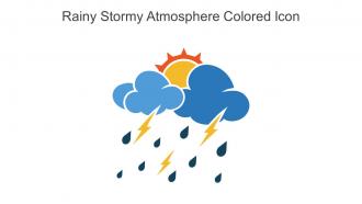 Rainy Stormy Atmosphere Colored Icon In Powerpoint Pptx Png And Editable Eps Format